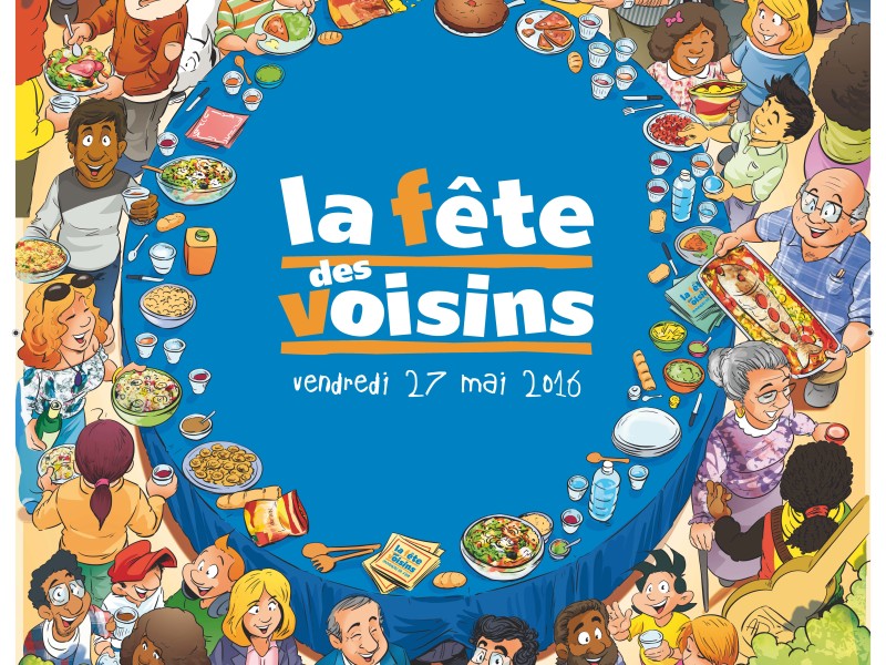 Affiche fête des voisins 2016