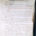 Document historique relatif à l'exploitation des mines de charbon à Feuguerolles-Bully.