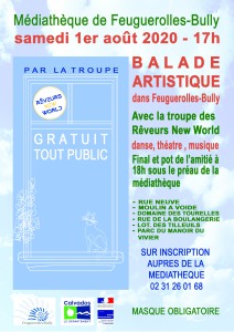 Balade artistique le samedi 1er aout 2020