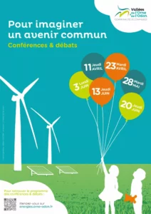 Conférences et débats proposés au printemps 2024 par la communauté de communes au sujet de la transition énergétique