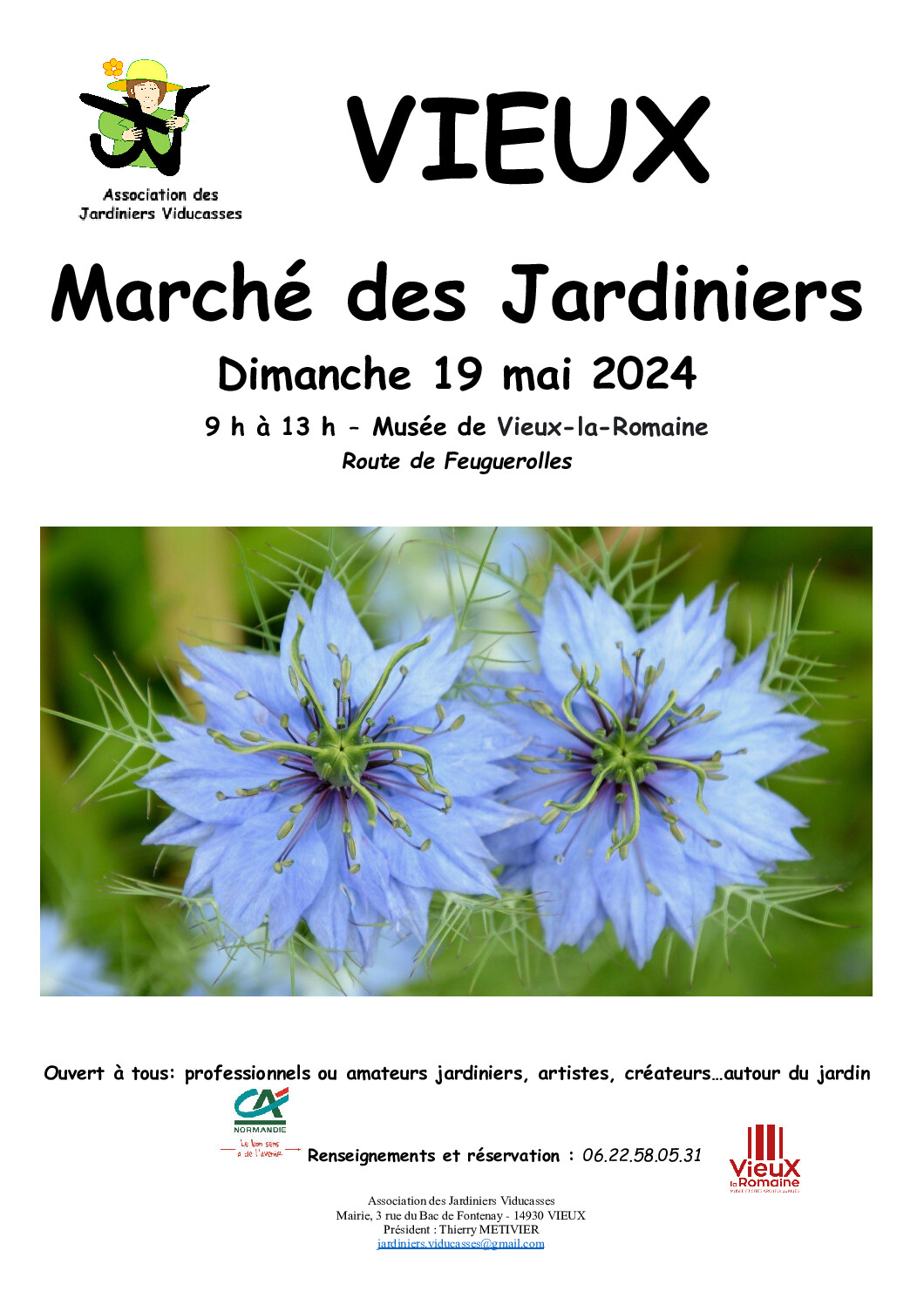 Marché des jardiniers à Vieux le dimanche 19 mai 2024