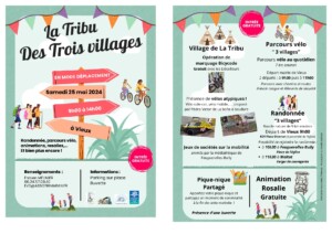 Le 25 mai 2024, la tribu des 3 villages se met en mode déplacement